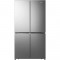 Hisense RQ758N4SBSE Ψυγείο Ντουλάπα NoFrost Υ178.5xΠ91.2xΒ72.5εκ. Inox